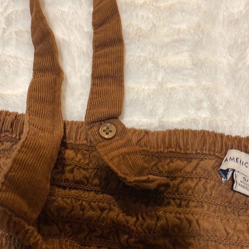American Eagle Brown Vintage Tube Top with Detachable Straps - Picture 2 of 4